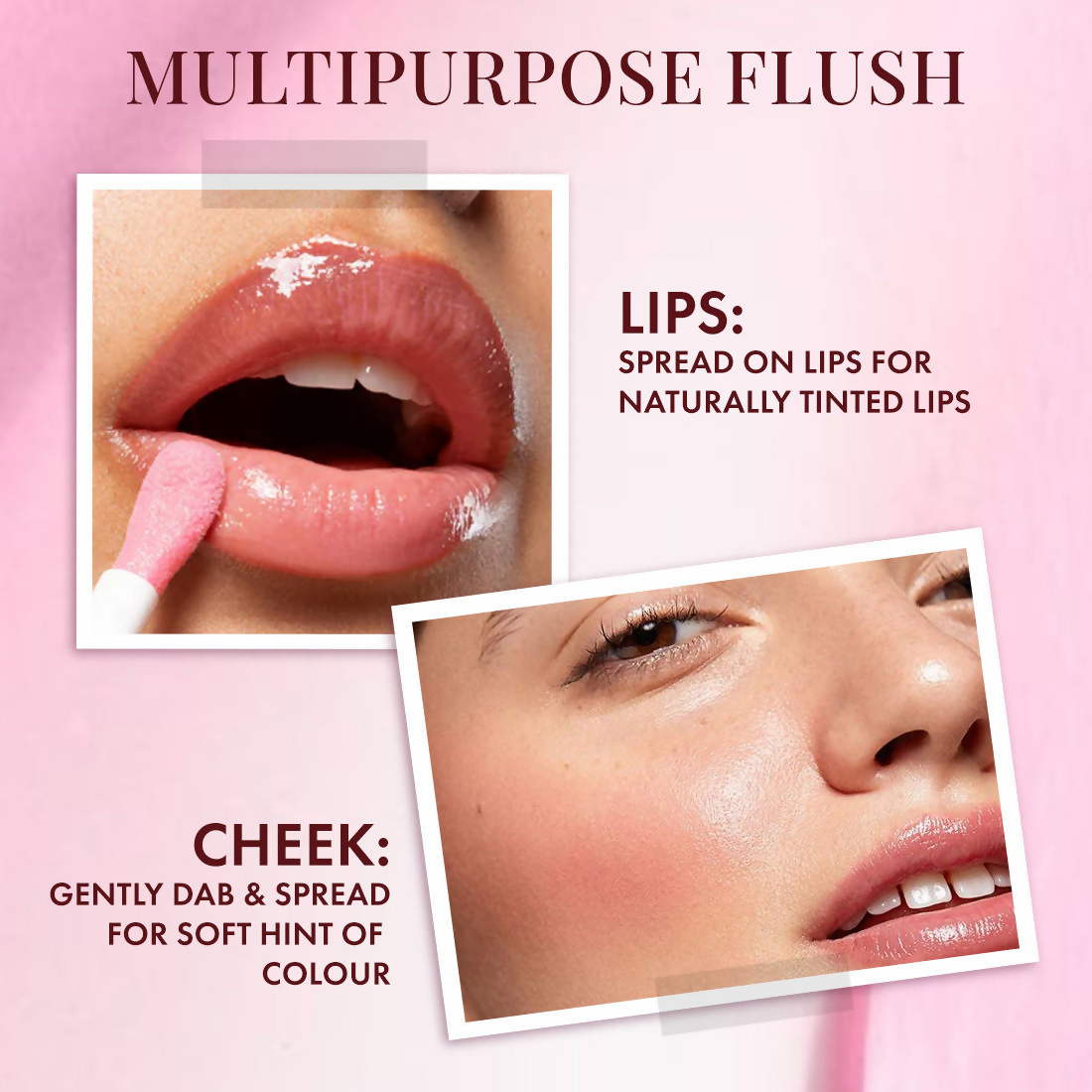 mCaffeine Shades PH Lush Lip & Cheek Color Changing Tint Hydrates Plumps Non-Sticky Tint Shift
