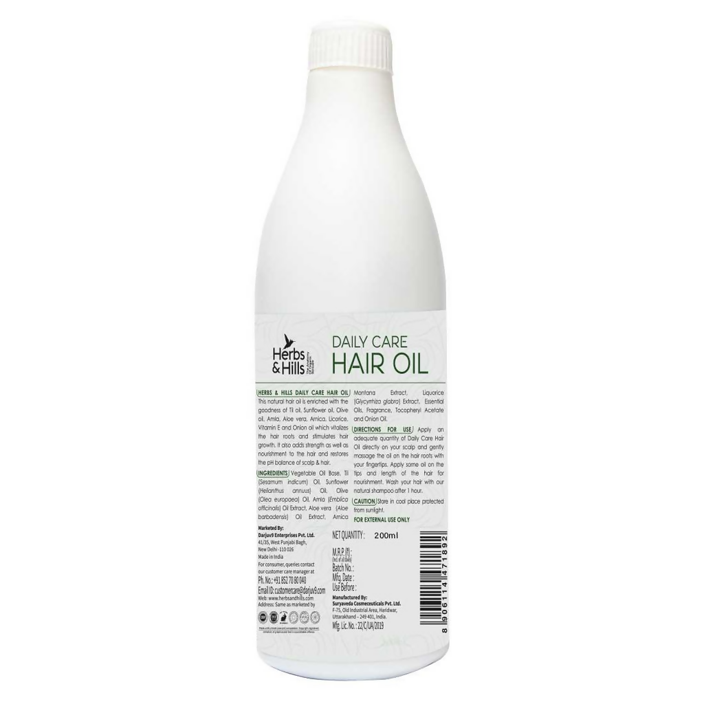 Herbs & Hills Daily Care Hair Oil