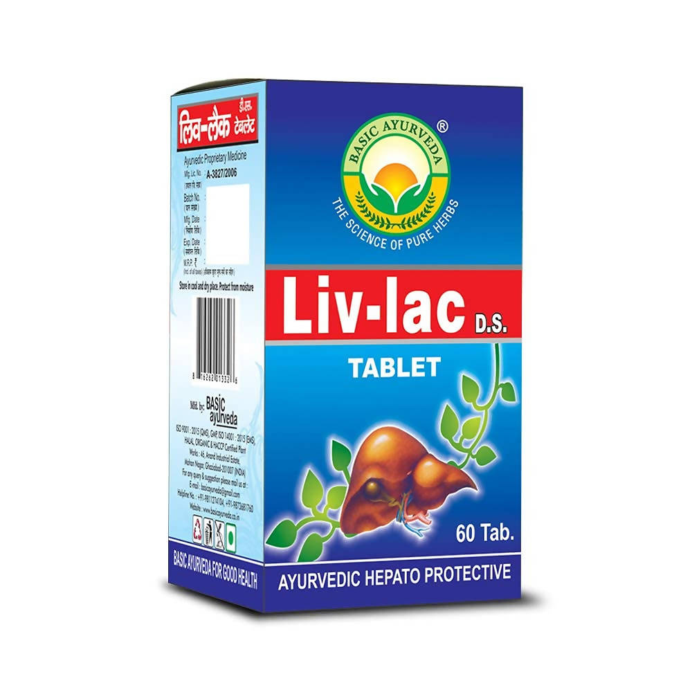 Basic Ayurveda Liv-Lac D.S. Tablets