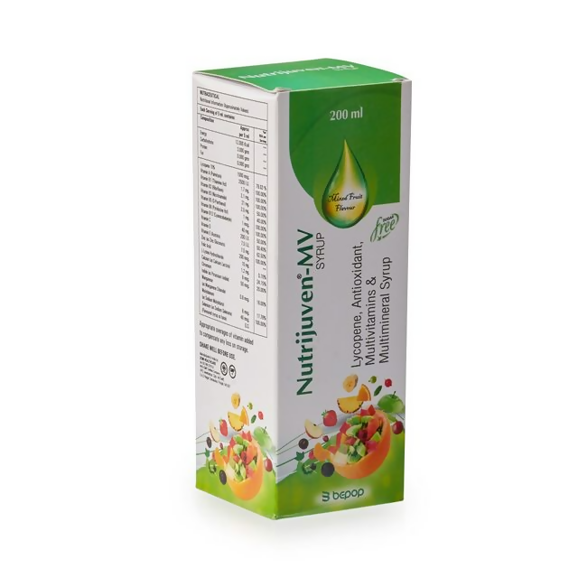 Nutrijuven - MV Syrup - Mixed Fruit Flavour