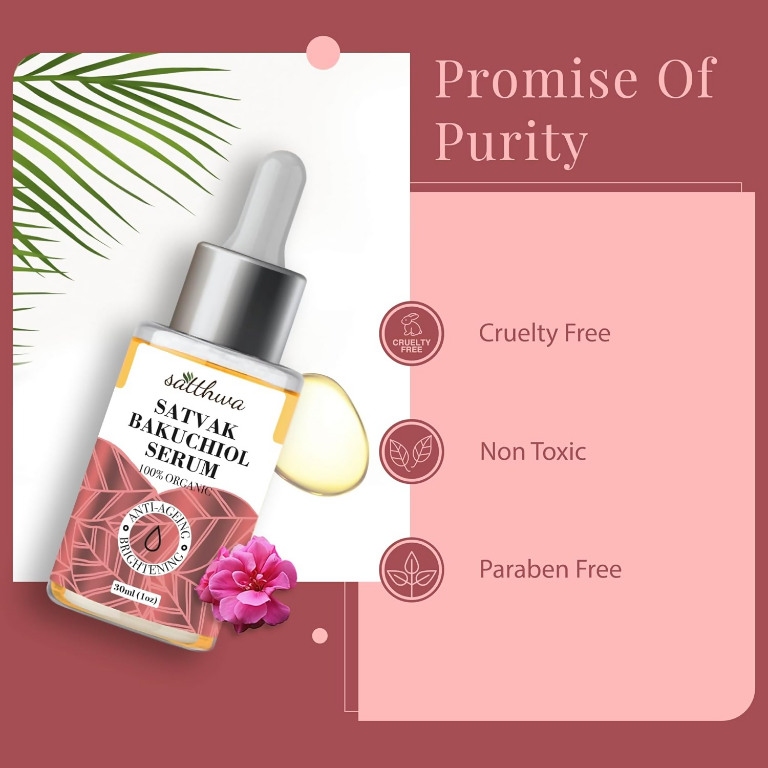 Satthwa Bakuchiol Serum For Even Skin Tone