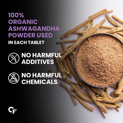 Carbamide Forte Organic Ashwagandha 1000mg Tablets