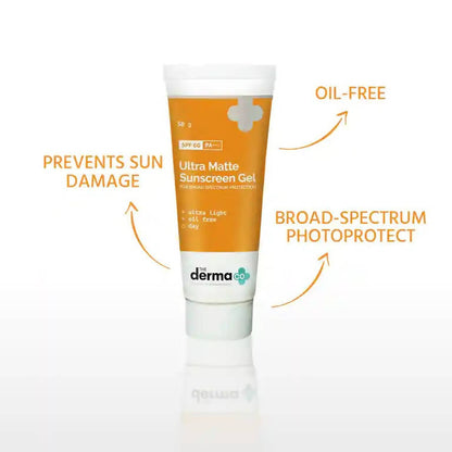 The Derma Co Ultra Matte Sunscreen Gel for Broad Spectrum Protection - Drmedicart