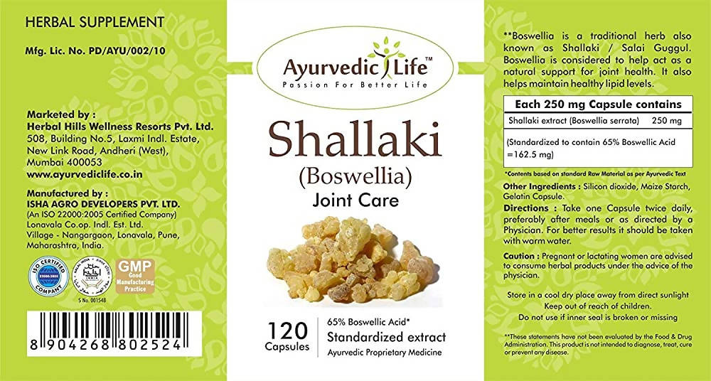 Ayurvedic Life Shallaki Capsules