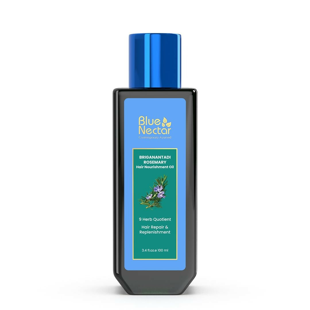 Buy Blue Nectar Briganantadi Rosemary Hair Nourishment Oil from DrMediCart, Ship from India to USA