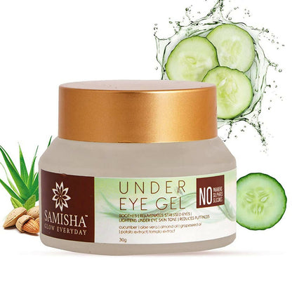 Samisha Organic Under Eye Dark Circles Removal Cream Gel - DrMediCart