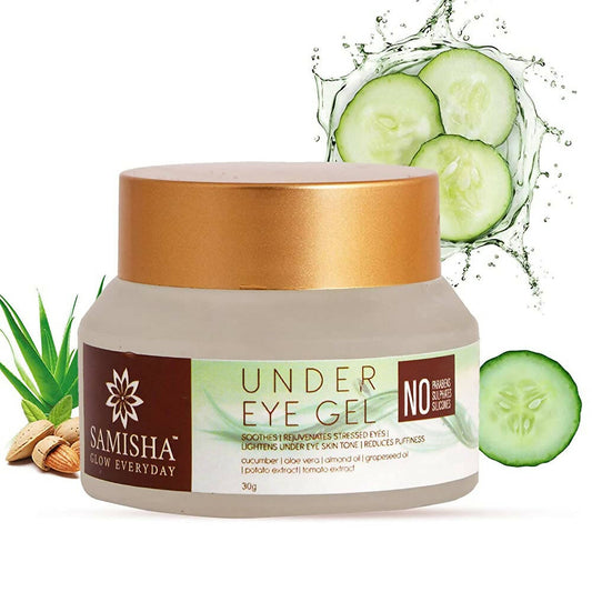 Samisha Organic Under Eye Dark Circles Removal Cream Gel - DrMediCart