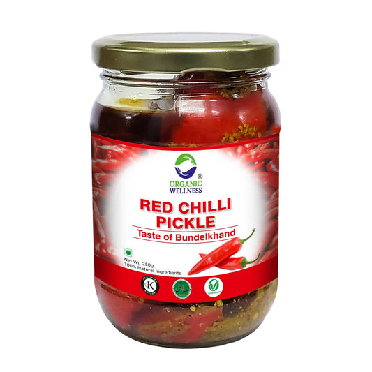 Buy Organic Wellness Red Chilli Pickle from DrMediCart, Ship from India to USA