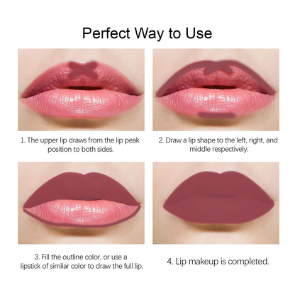 CVB C12 Nude’It Lip Colour for Smudge Proof Matte Finish 204 Rusty