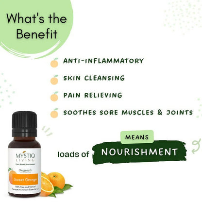 Mystiq Living Originals Sweet Orange Essential Oil