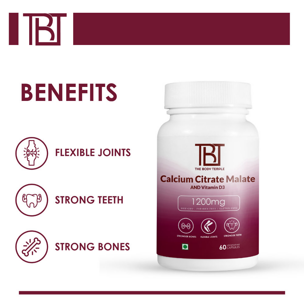 The Body Temple Calcium Citrate Malate Capsules