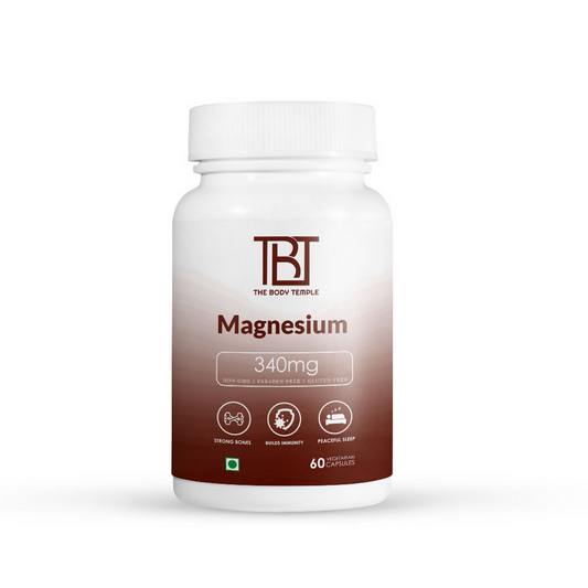 The Body Temple Magnesium Oxide 340mg Capsules