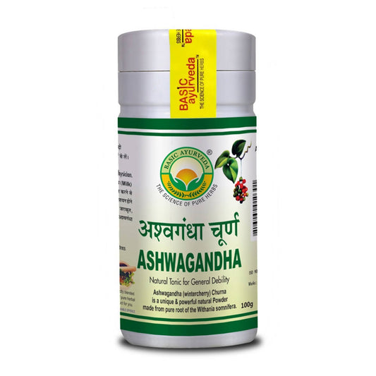 Buy Basic Ayurveda Ashwagandha Churna from DrMediCart, Ship from India to USA