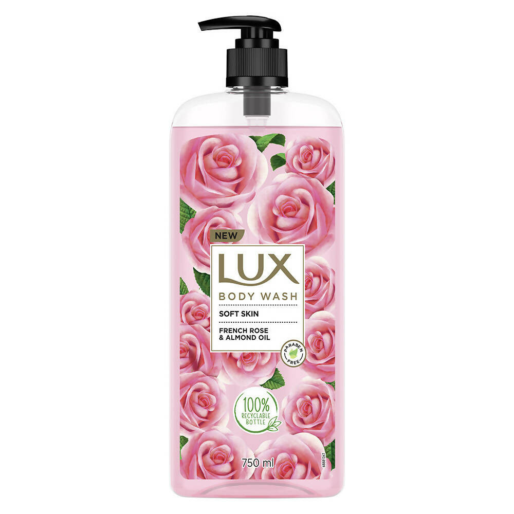 Lux Body Wash with French Rose Fragrance & Almond Oil