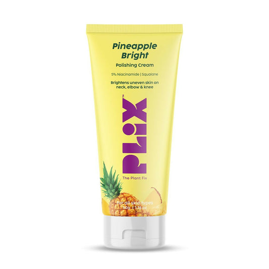 PLIX The Plant Fix Pineapple 5% Niacinamide Bright Polishing Cream For Neck, Knees & Elbows