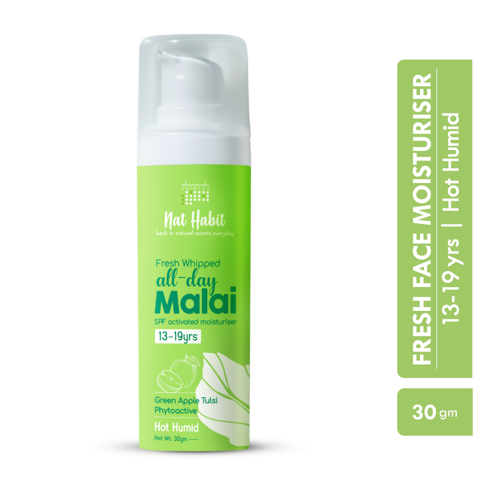 Nat Habit Green Apple Tulsi Light Face Moisturizer