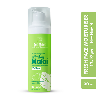 Nat Habit Green Apple Tulsi Light Face Moisturizer