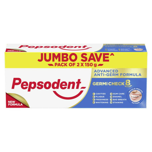 Buy Pepsodent Germicheck 8 Actions Toothpaste With Anti-Germ Formula from DrMediCart, Ship from India to USA
