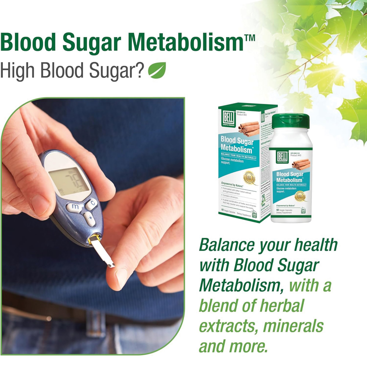 The Ayur House Blood Sugar Metabolism Capsules