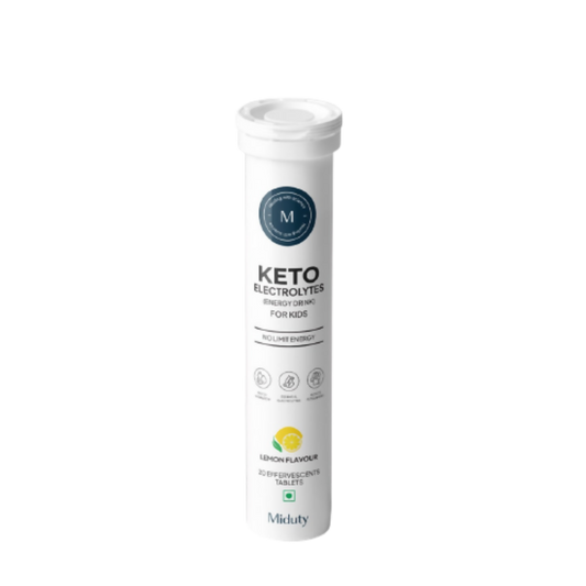 Buy Miduty by Palak Notes Keto Electrolytes (Energy Drink) Tablets for Kids from DrMediCart, Ship from India to USA