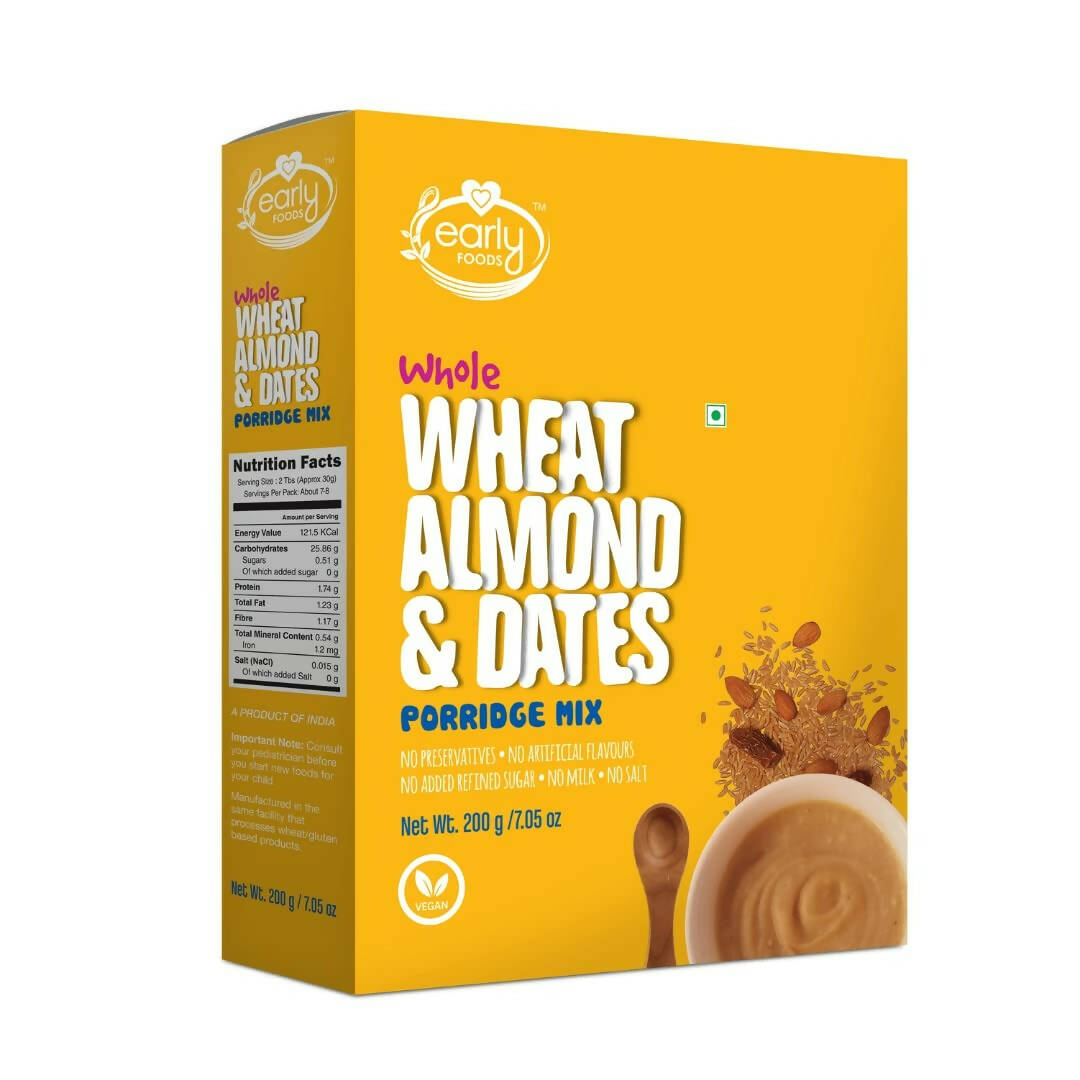 Early Foods Whole Wheat, Almond & Date Porridge Mix