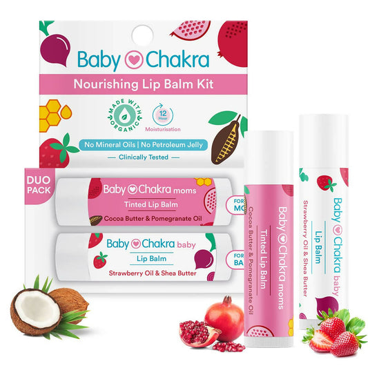 BabyChakra Moms Tinted Lip Balm and Baby lip Balm - DrMediCart