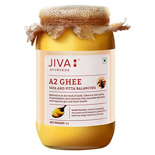 Jiva Ayurveda A2 Gir Desi Cow Ghee Combo | Certified Pure Cow Ghee | Traditional Bilona Method Ghee