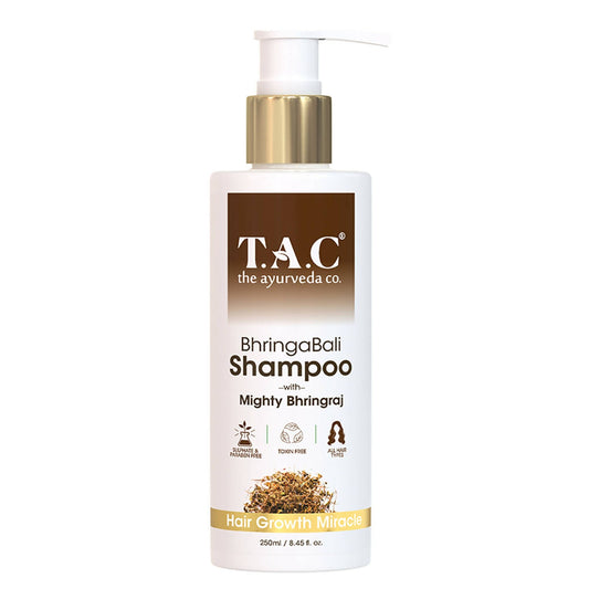 TAC - The Ayurveda Co. Bhringabali Hair Cleanser (Shampoo) for Hairfall Contrl, Anti Dandruff