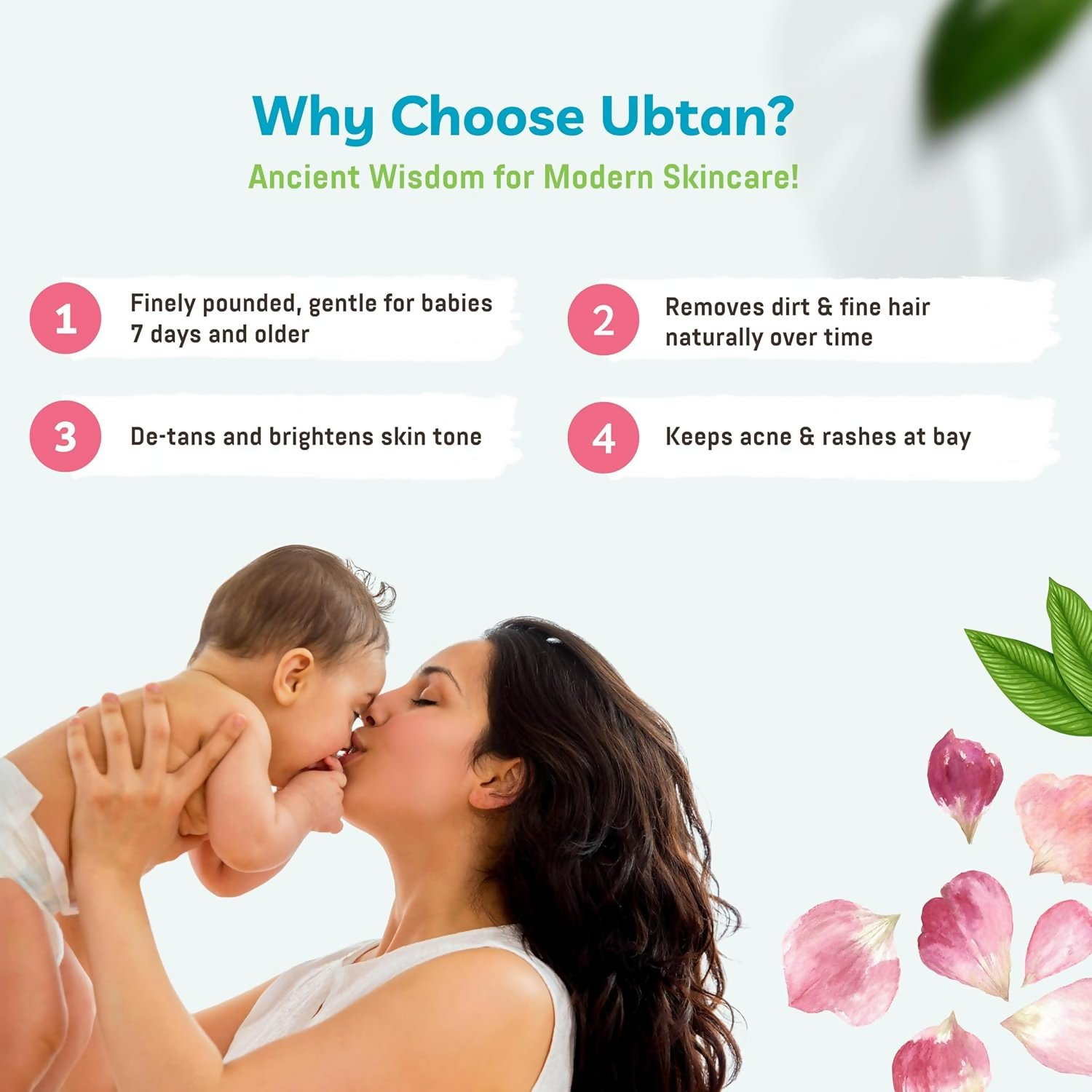 Earthbaby Ubtan Sunni Pindi Soap-Free 100% Natural Baby Bath Powder