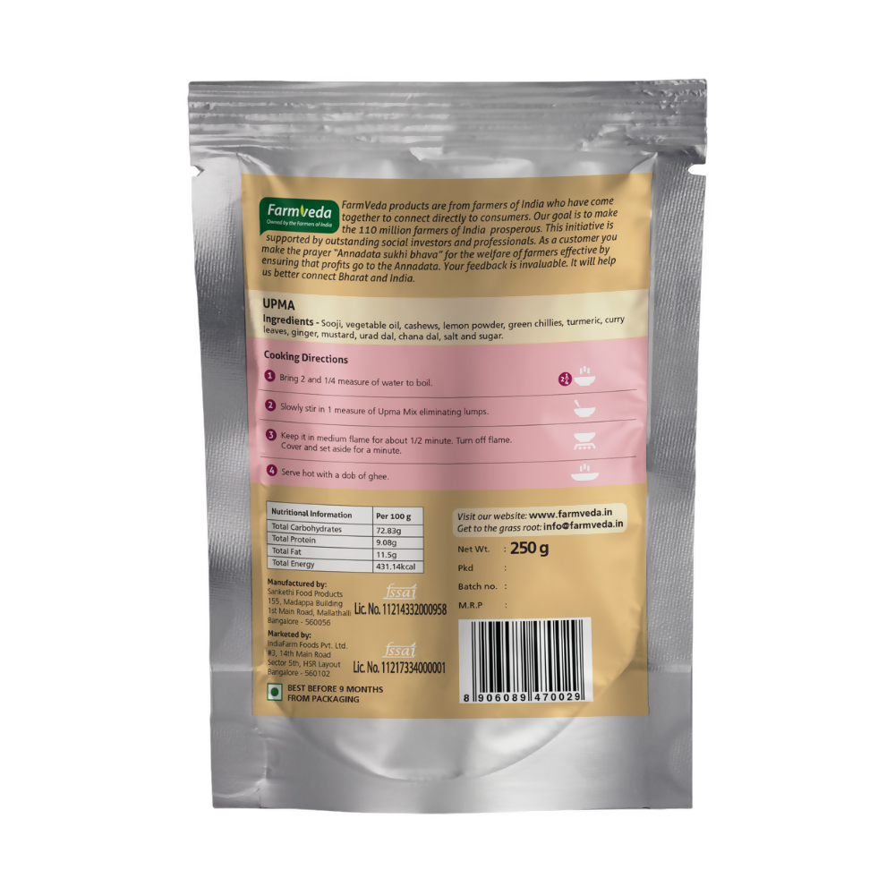 Farmveda Instant Mix - Upma
