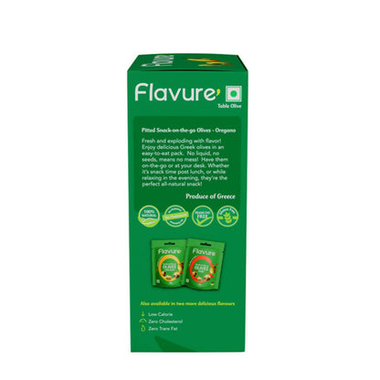 Flavure Snack-On-The-Go Olives Oregano