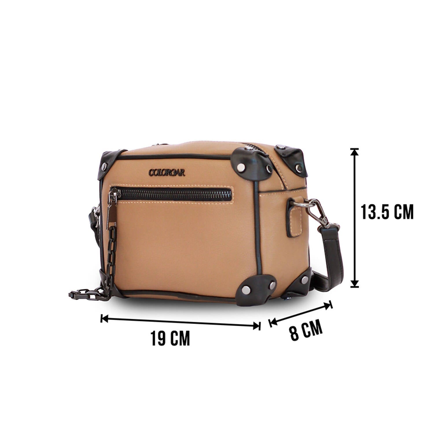 Colorbar Pouch The Classic Crossbody - Tan