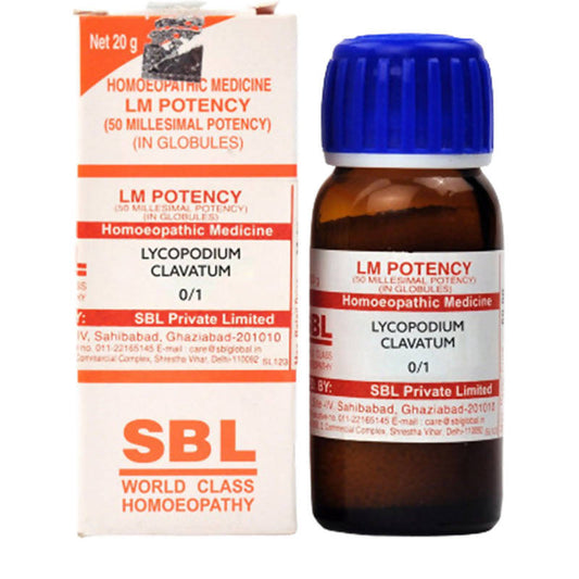 Buy SBL Homeopathy Lycopodium Clavatum LM Potency from DrMediCart, Ship from India to USA
