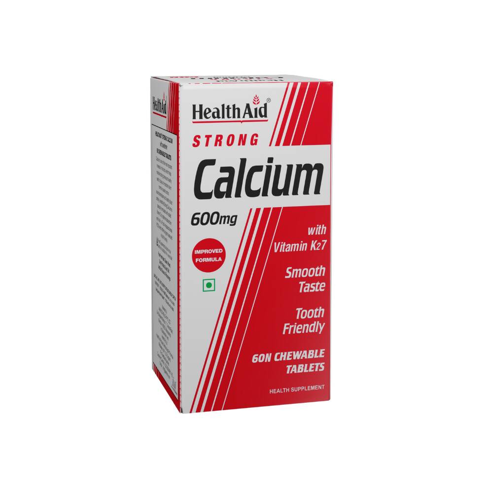 HealthAid Strong Calcium 600 mg Chewable Tablets