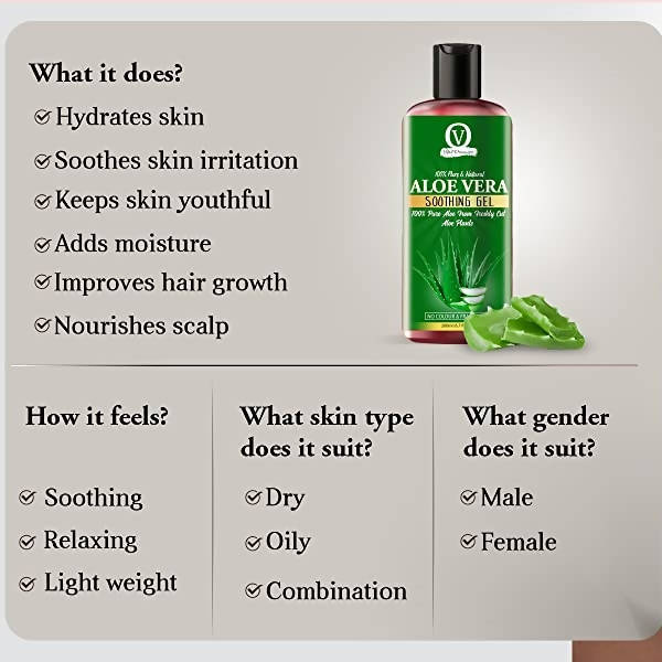 Vital Organics Aloe Vera Soothing Gel - Drmedicart