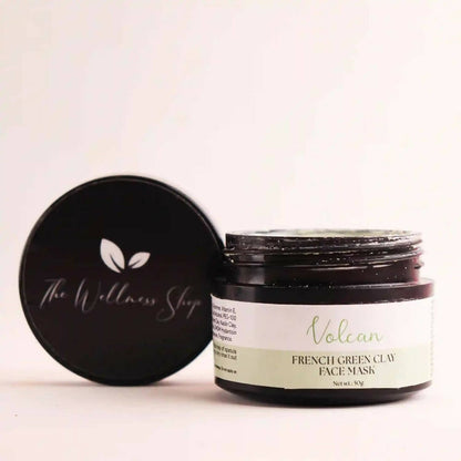 The Wellness Shop Volcan French Green Clay Face Mask - Drmedicart