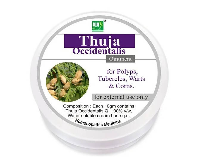 Buy Bio India Homeopathy Thuja Occidentalis Ointment from DrMediCart, Ship from India to USA