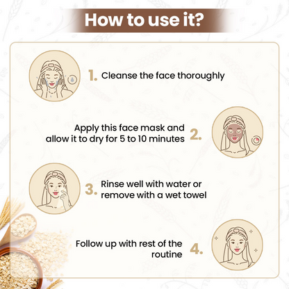 The Natural Wash Oatmeal Soothing & Calming Face Mask