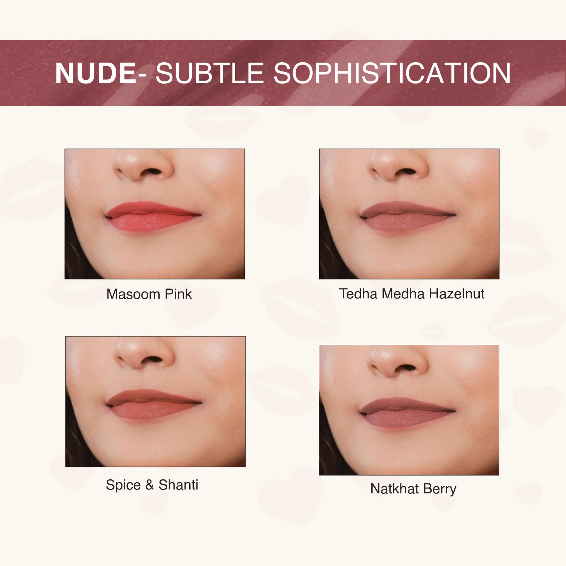 Nourish Mantra Liquid Lipstick Creamy Matte with SPF/ Water Proof, Smudge Proof Shade Masoom Pink