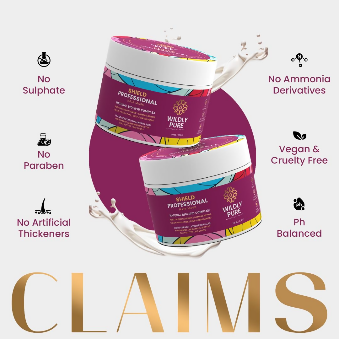 Wildly Pure Professional Natural Keratin Hair Spa Mask
