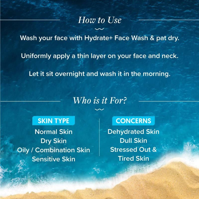 Aqualogica Hydrate+ Sleeping Mask - DrMediCart