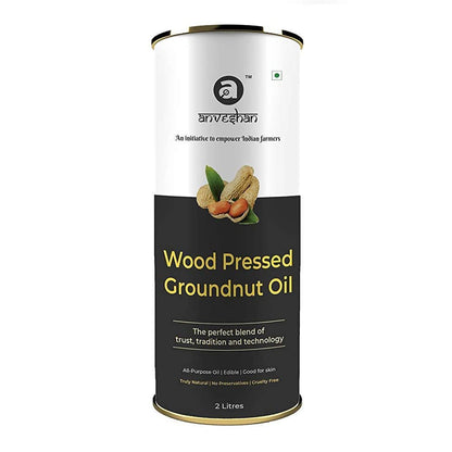Anveshan Wood Pressed Groundnut Oil