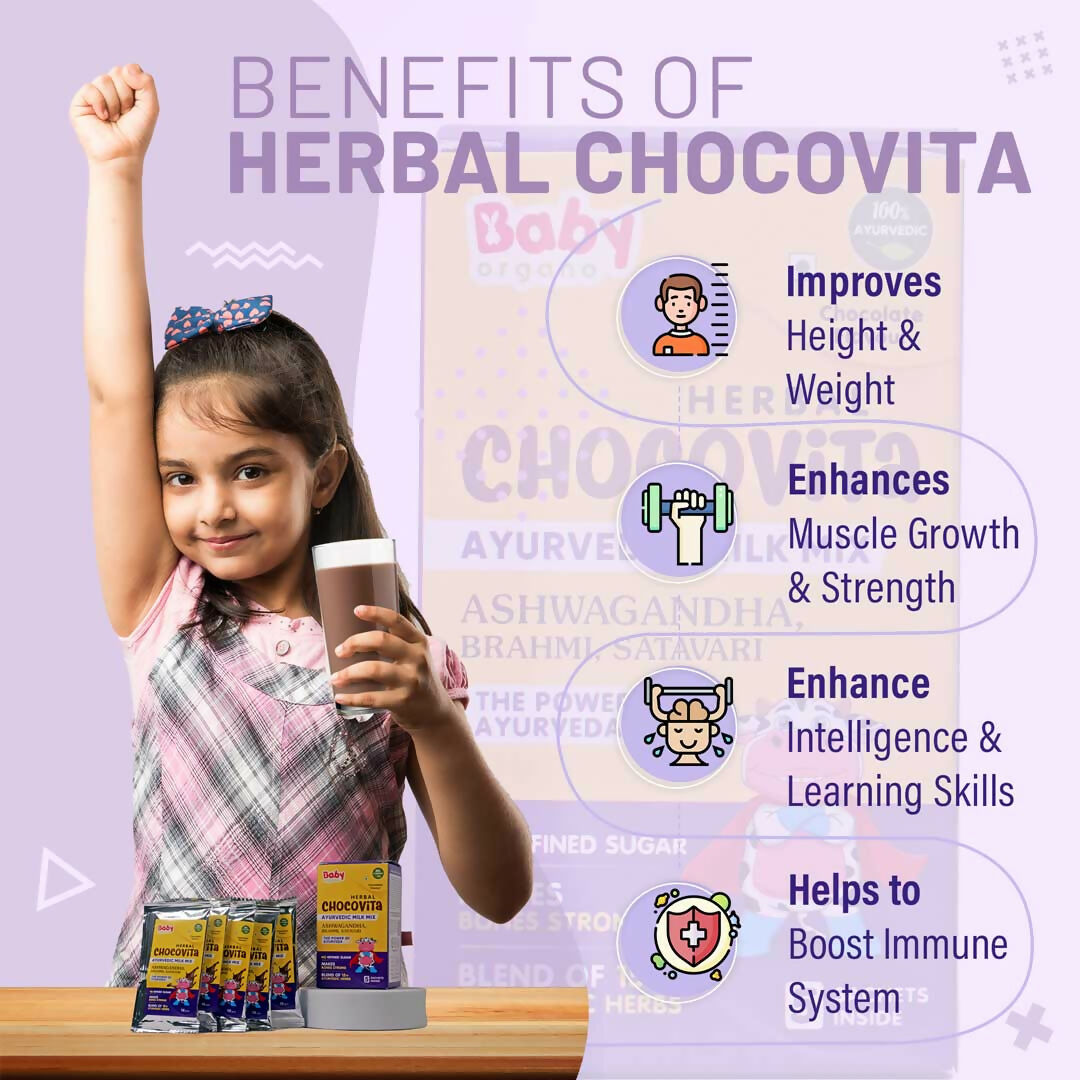 Babyorgano Herbal Chocovita Ayurvedic Milk Mix