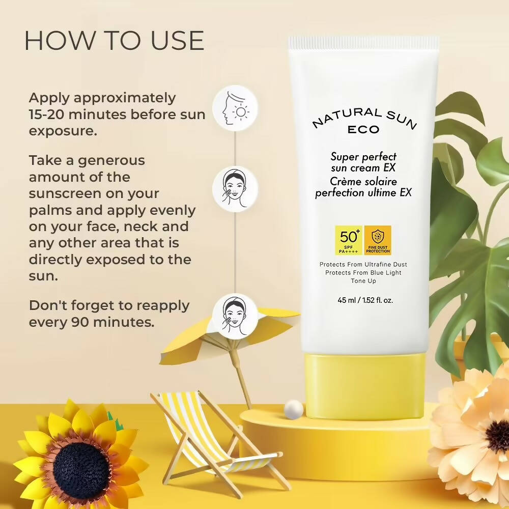 The Face Shop Natural Sun Eco Super Perfect Sun Cream Ex-SPF 50 - Drmedicart