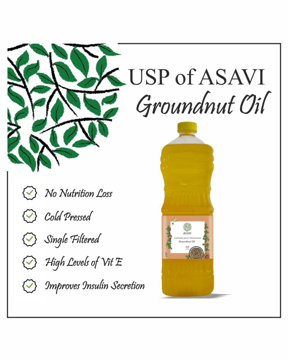 Asavi Cold Pressed Groundnut Oil