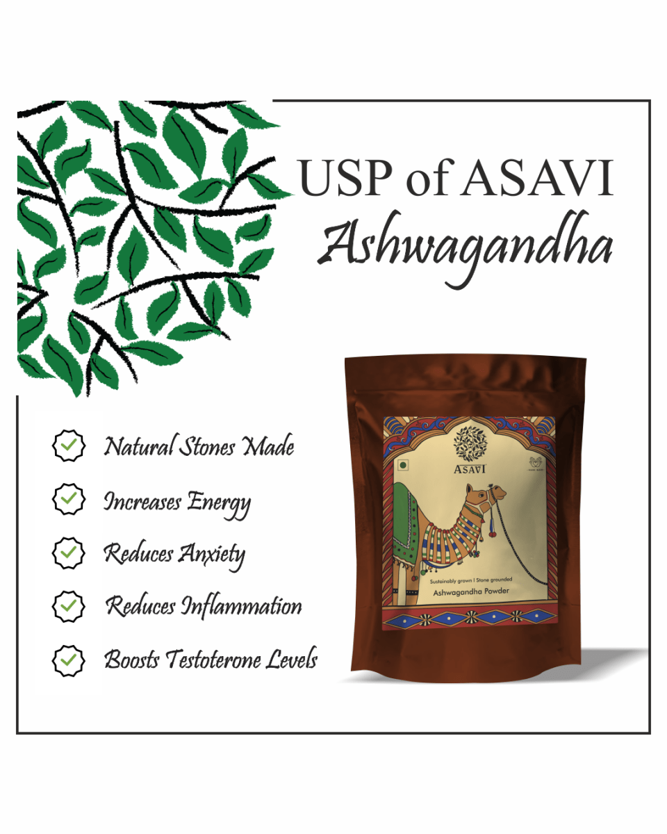 Asavi Stonemade Ashwagandha Powder