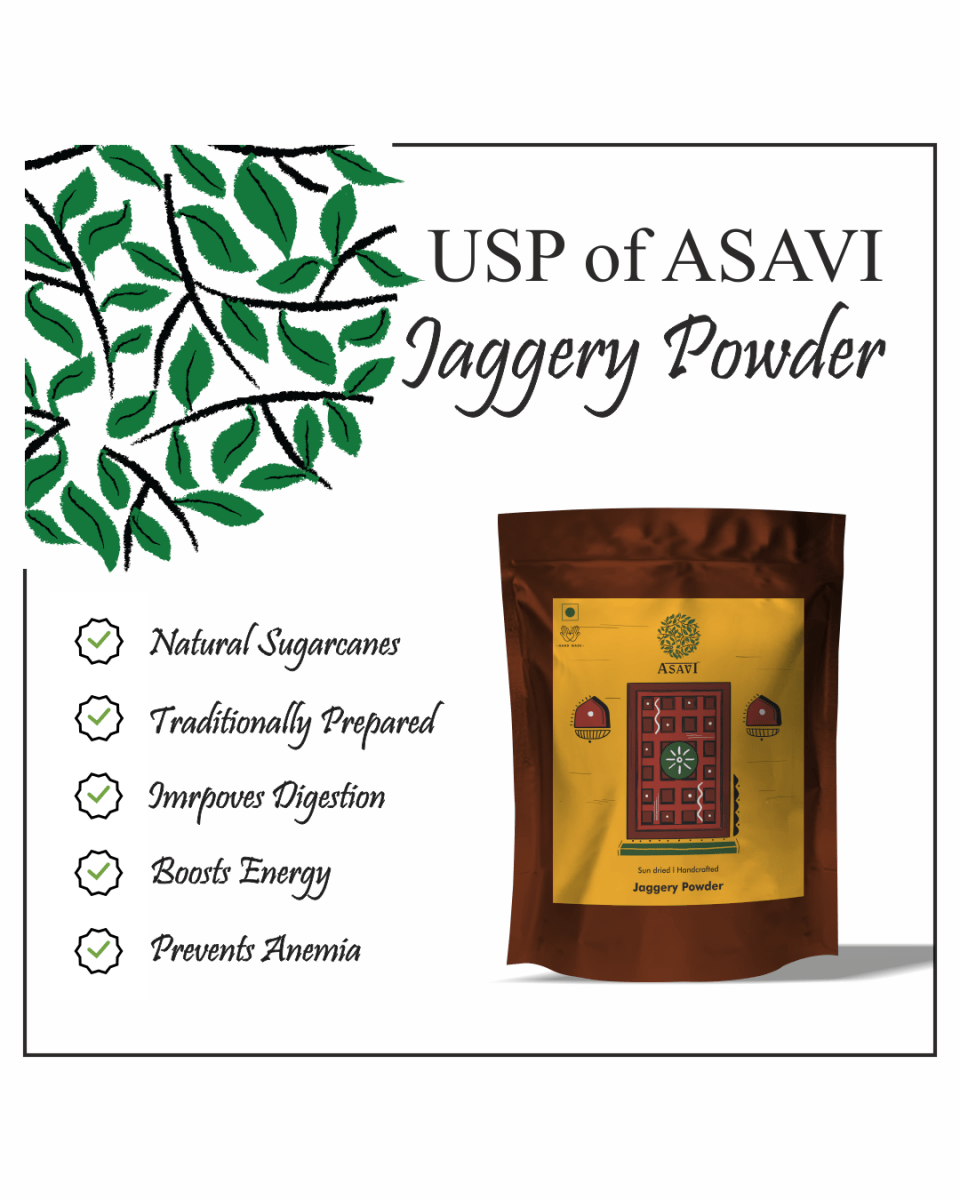 Asavi Natural Jaggery Powder