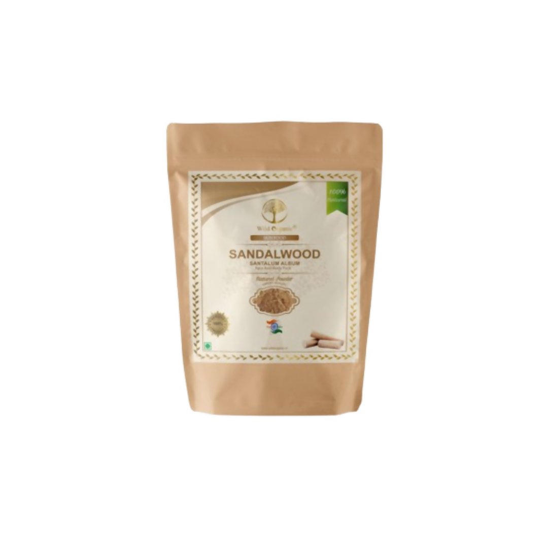 Wild Organic Sandalwood Powder For Skin And Body Pack