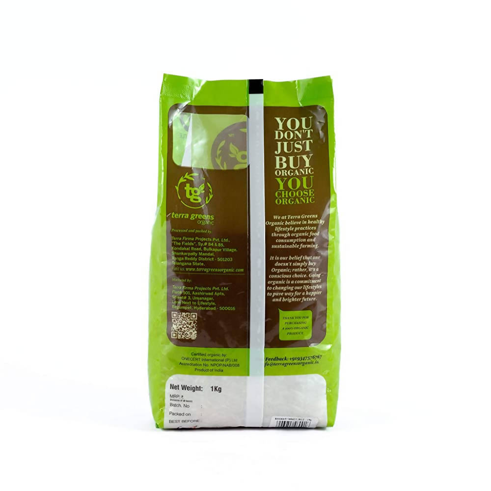 Terra Greens Organic Basmati White Rice - Drmedicart