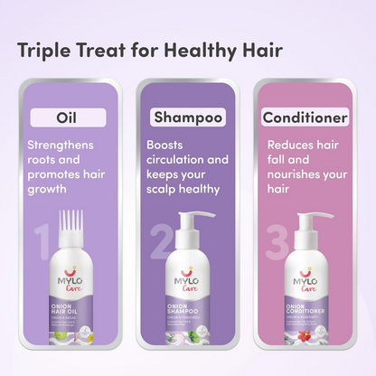 Mylo Care Anti Hairfall Onion Care Kit